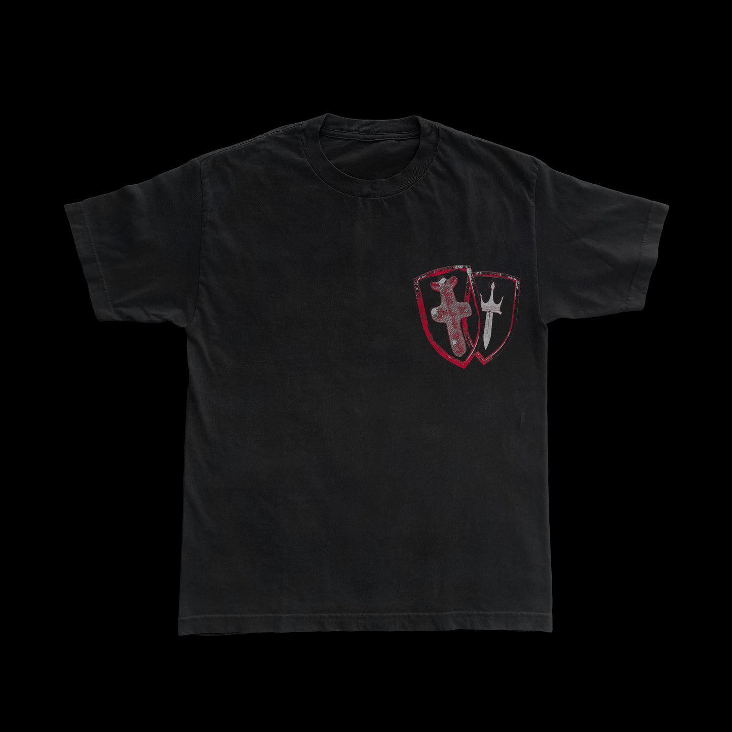 BLACK CACTUS SHIELD TEE