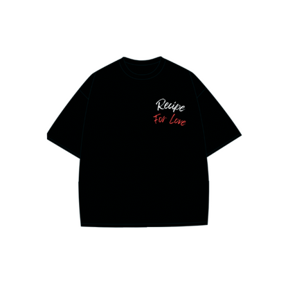 RECIPE FOR LOVE BLACK TEE